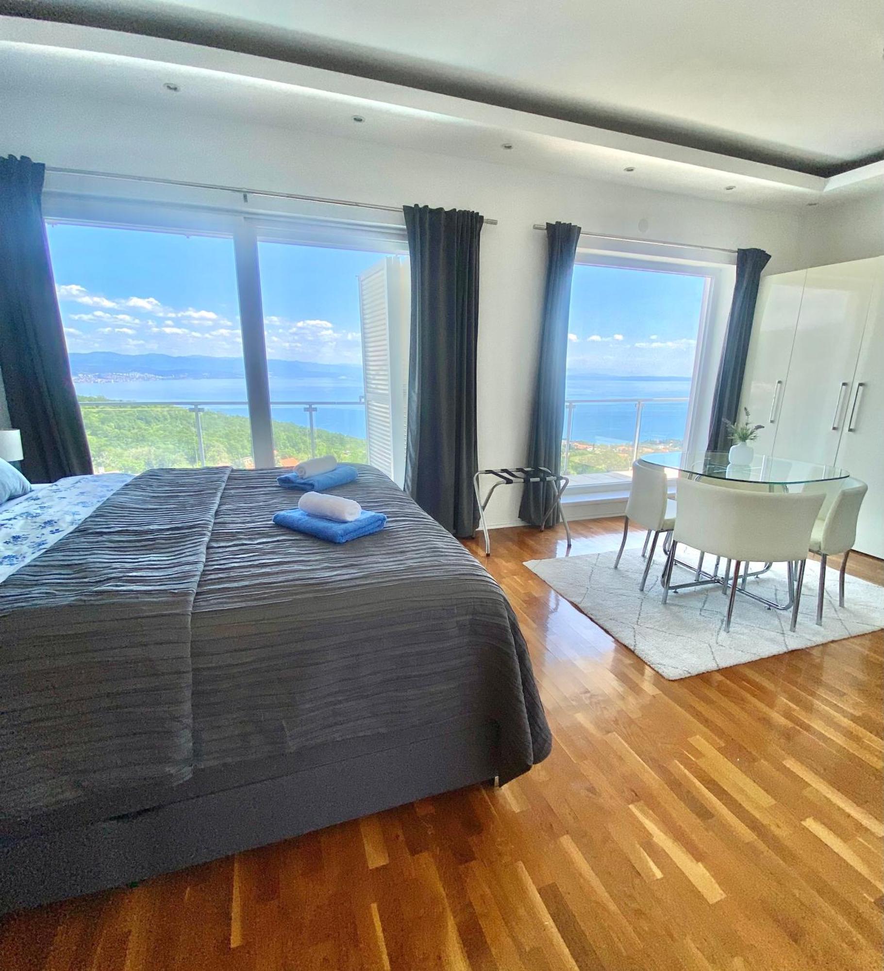 Luxury Villa Eternity - Marvelous Sea View - Box Spring Beds - Opatija-폴차네 외부 사진