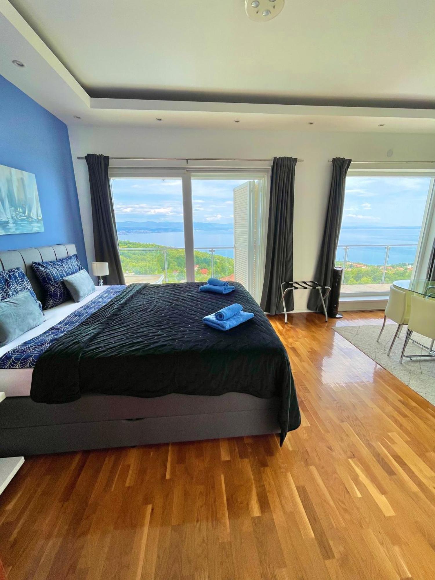 Luxury Villa Eternity - Marvelous Sea View - Box Spring Beds - Opatija-폴차네 외부 사진