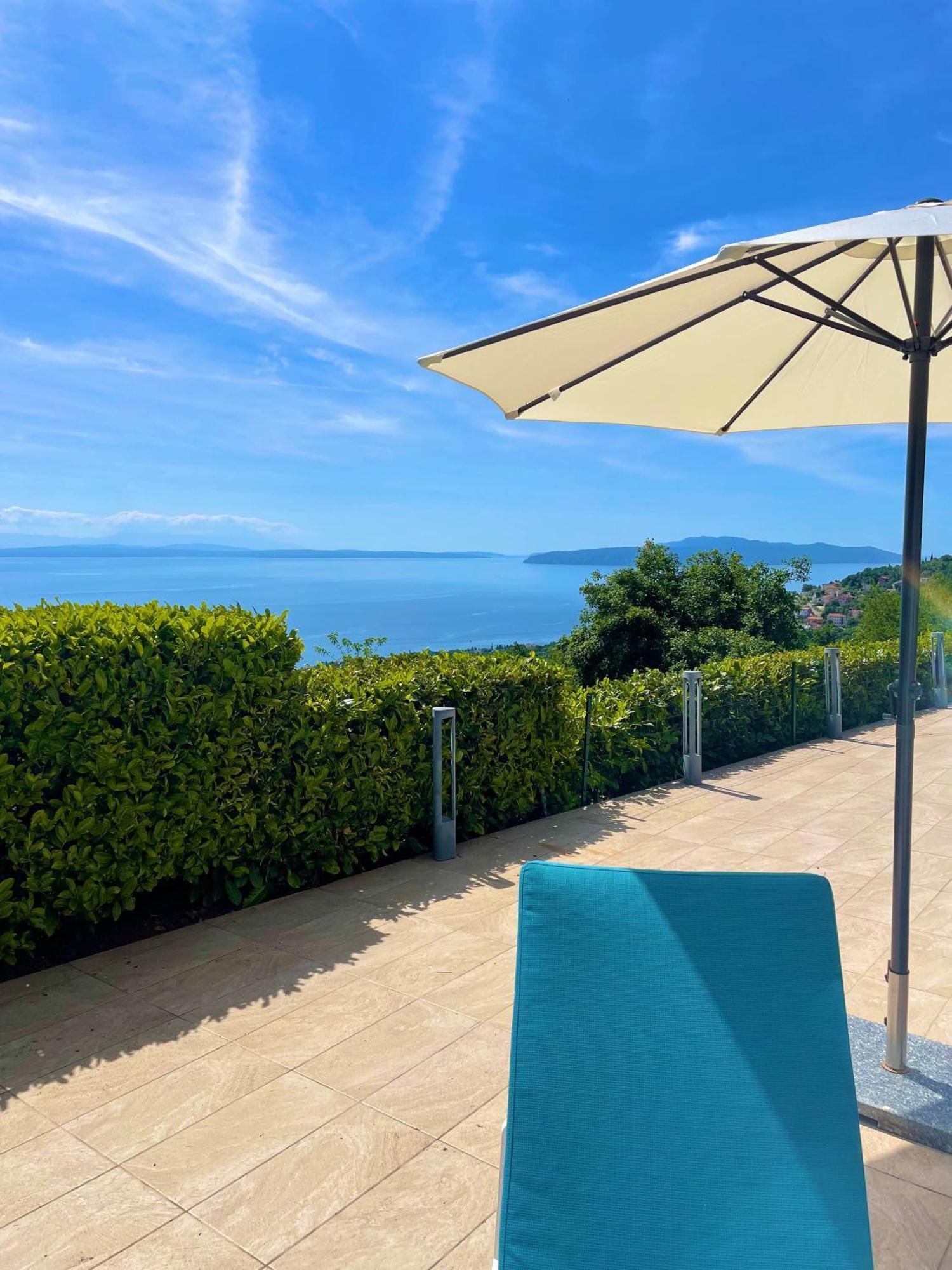 Luxury Villa Eternity - Marvelous Sea View - Box Spring Beds - Opatija-폴차네 외부 사진